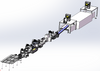 Pet Flake Recycling Polyester Staple Plant/ PSF خط إنتاج